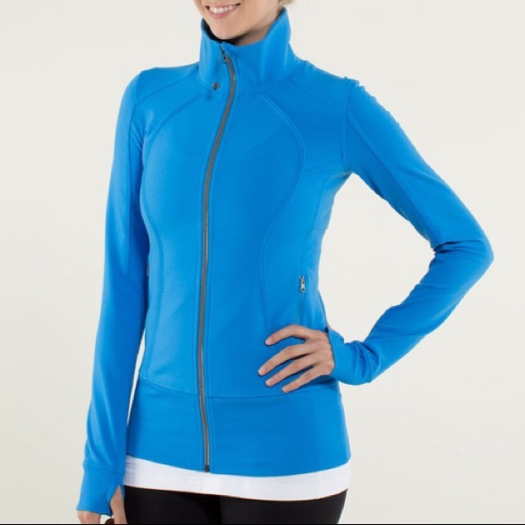 lululemon athletica Jackets & Blazers - Lululemon Nice Asana Full Zip Jacket: Cornflower